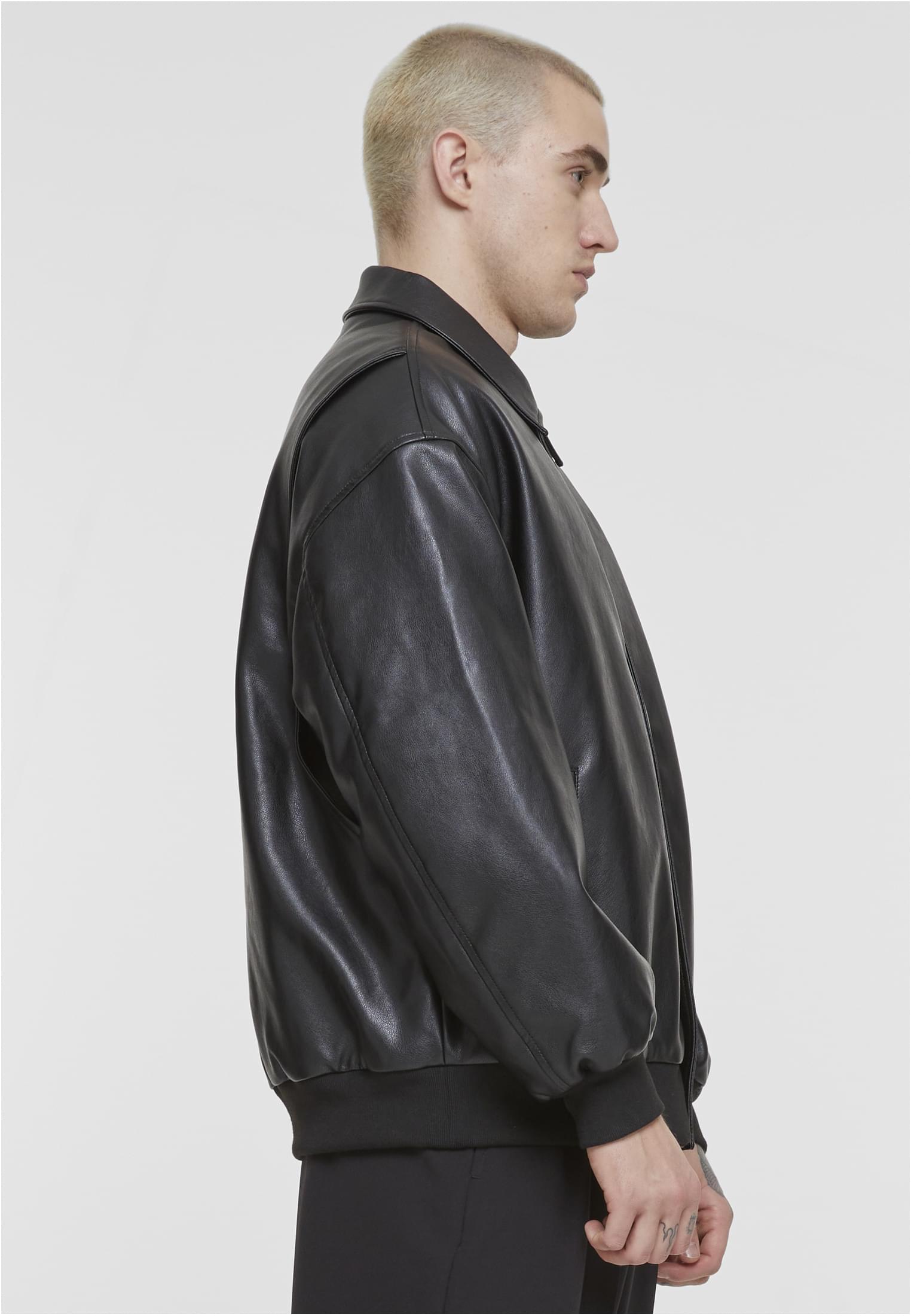 Synthetic Leather Blouson