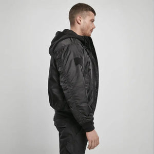 Hooded Ma1 Bomber Jacket Winter - Brandit